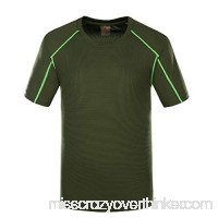 T Shirts for Men Breathable Muscle Fitness Streak Short Sleeve Outdoor Sweatshirt Mens Tees Tank Top Masculinous Gifts Army Green B07NQ1LGP8
